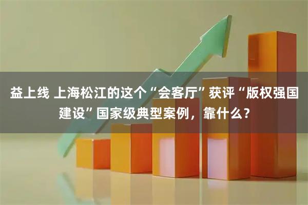 益上线 上海松江的这个“会客厅”获评“版权强国建设”国家级典型案例，靠什么？